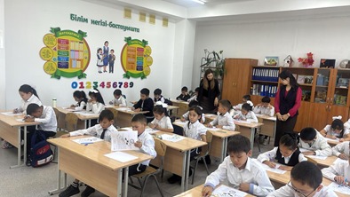 2025 жылы қазан айының 3-і күні мектебімізде «Алтын сақа» математикалық олимпиадасының мектепішілік кезеңі өткізілді.