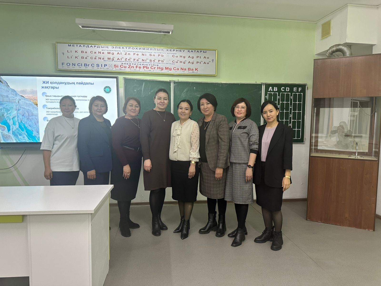 26 қараша күні химия, биология және география пәндері бойынша әдістемелік бірлестік отырысы өтті. Отырыста төмендегі мәселелер талқыланып, жүйелі түрде қаралды: